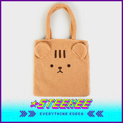 Daiso Cute Plush Fluffy Animal Shoulder Bag by Steekee Korea 3068