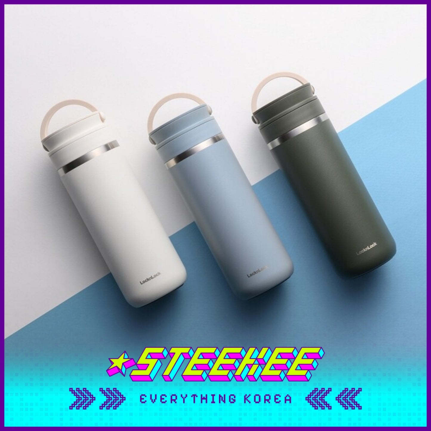 LocknLock Metro Two Way Tumbler 475ml LHC4274 by Steekee Korea 4530