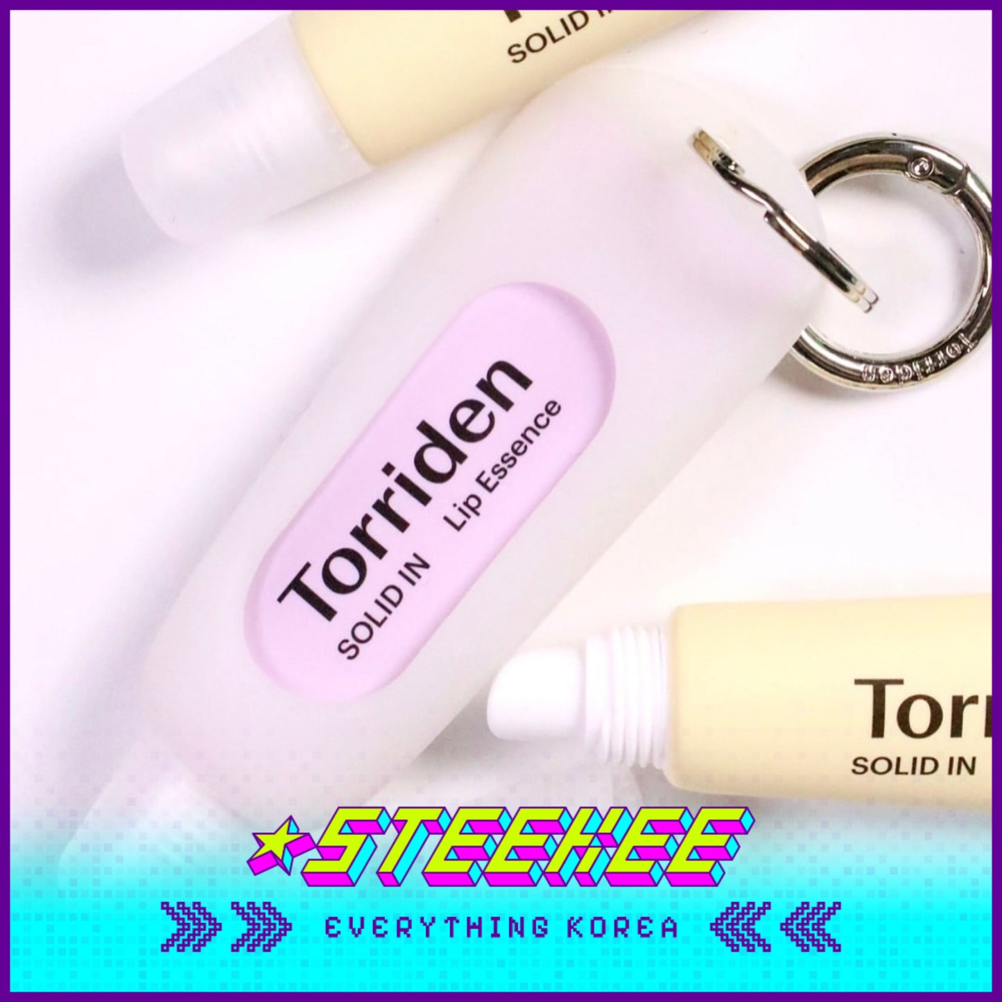 Torriden Solid In Lip Essence Set of 3 with Key Ring by Steekee Korea 2436