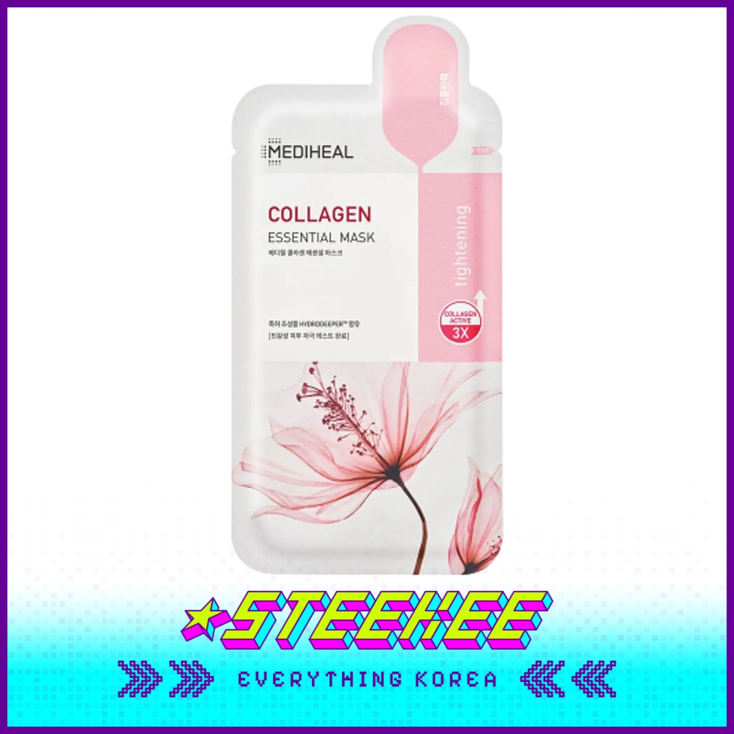 MEDIHEAL Collagen Essential Hydrating Mask Sheet by Steekee Korea 2473