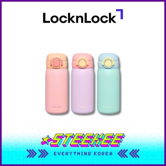 LocknLock School Fit Switch Cap Tumbler 380ml LHC3384 by Steekee Korea 4536