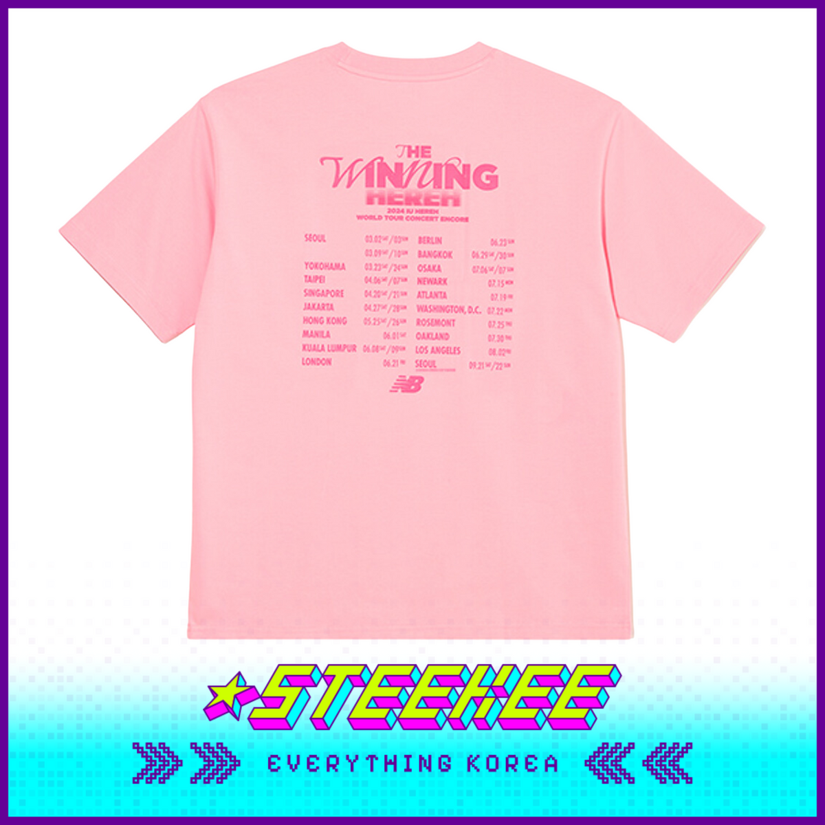 IU New Balance HERER The Winning Collection Concert Merchandise by