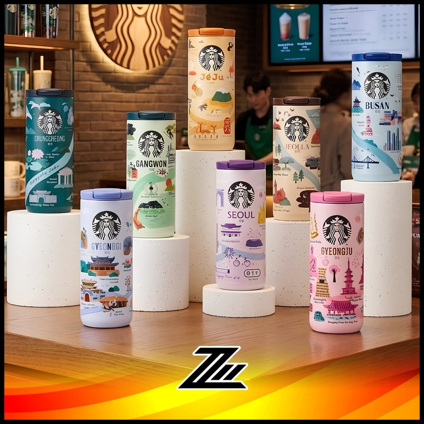 Starbucks Korea 2024 SS Annyeong Regional Collection MD Insulated Tumbler 355ml – Collectible Cup