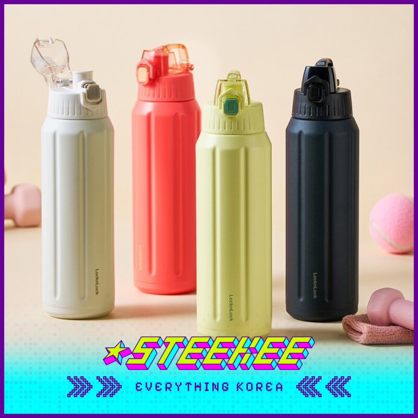 LocknLock SLO Light Tumbler 600ml LHC3335 by Steekee Korea 4525