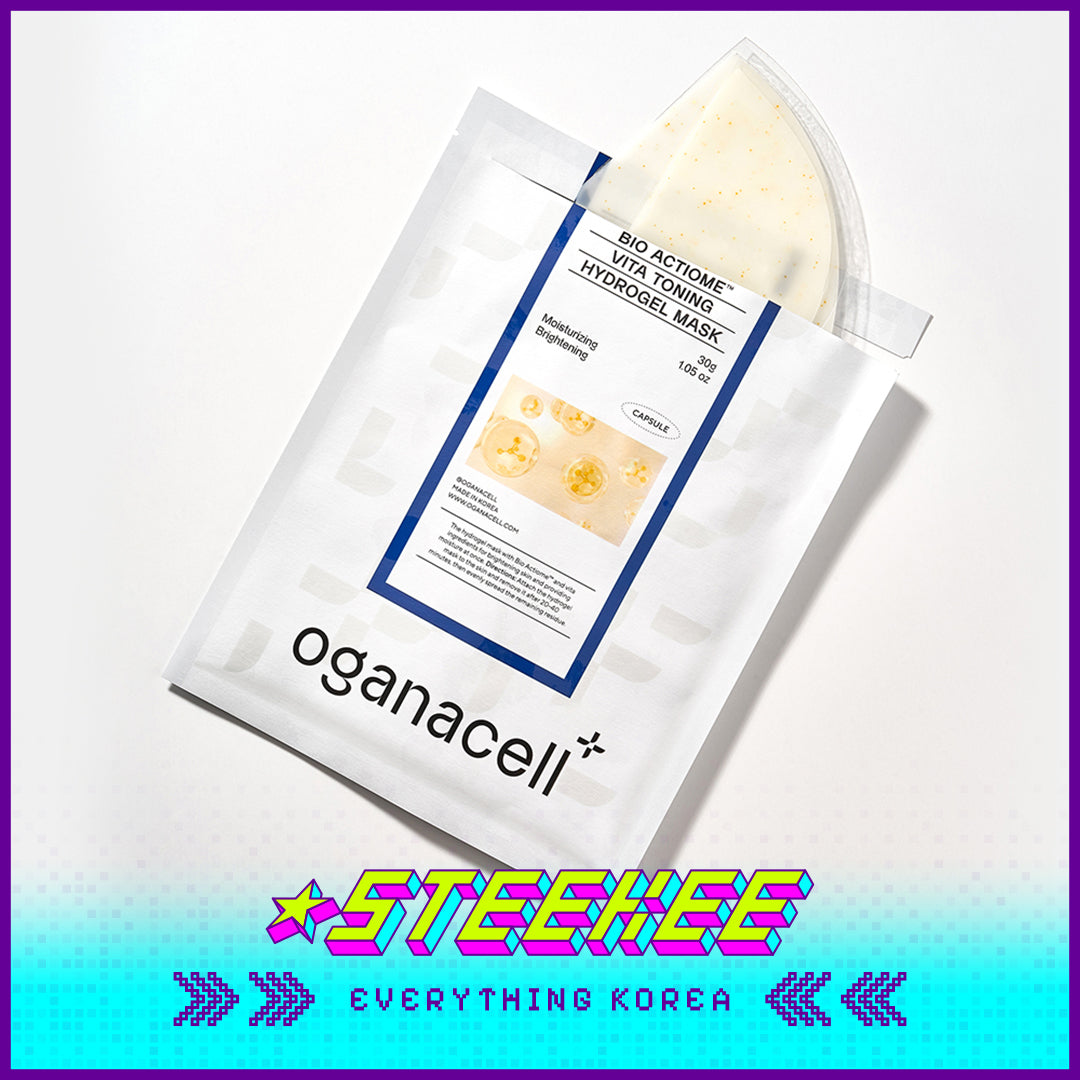 Oganacell Bio Actiome Vita Toning Hydrogel Whitening Mask by Steekee Korea 4001