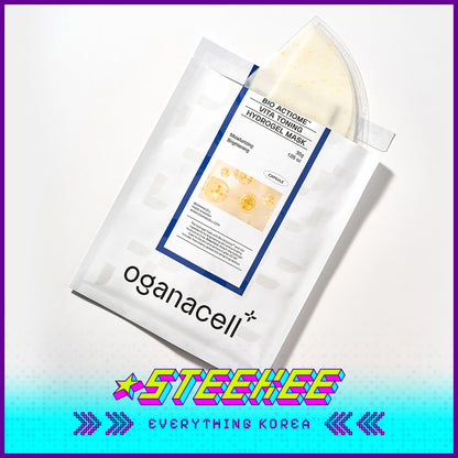 Oganacell Bio Actiome Vita Toning Hydrogel Whitening Mask by Steekee Korea 4001