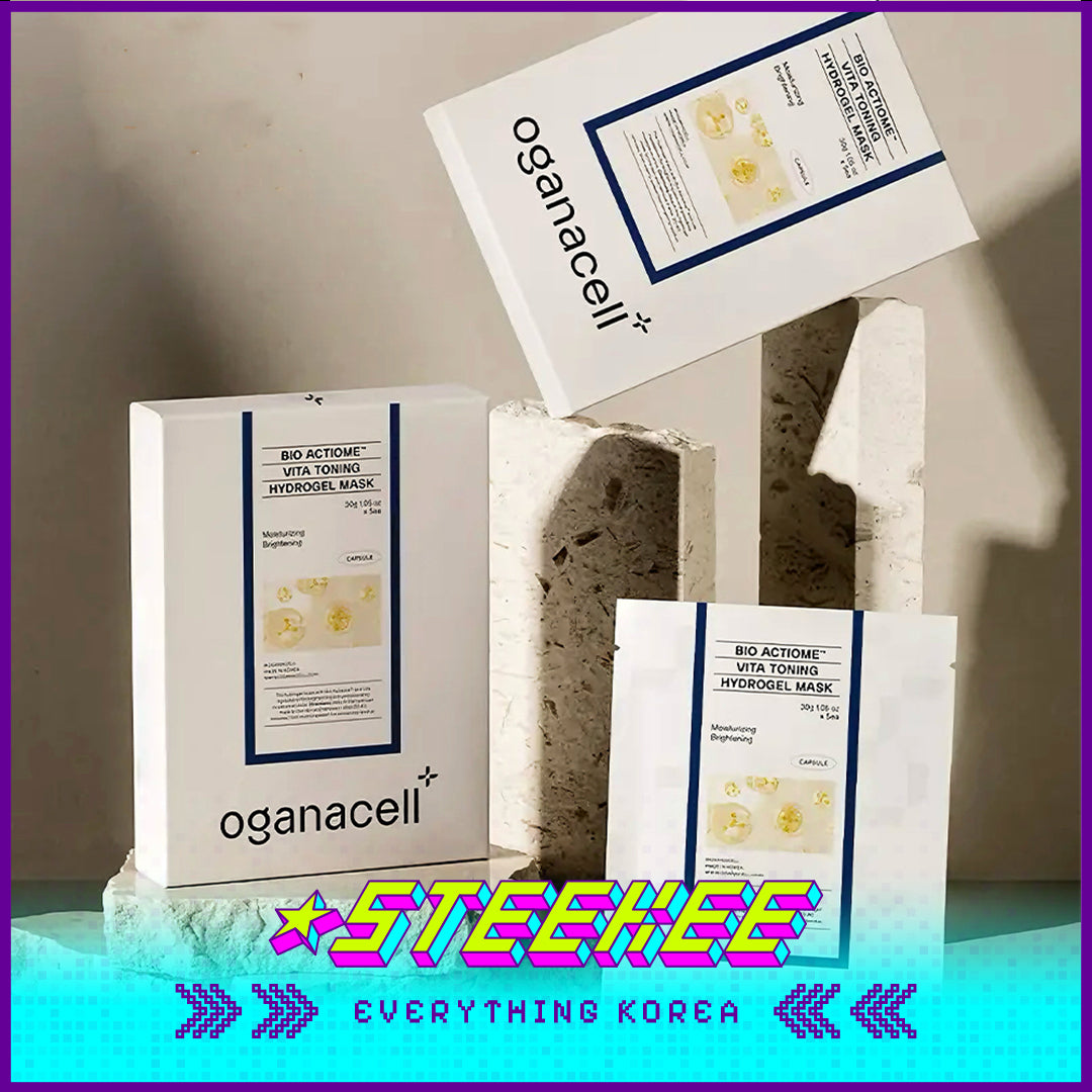 Oganacell Bio Actiome Vita Toning Hydrogel Whitening Mask by Steekee Korea 4001