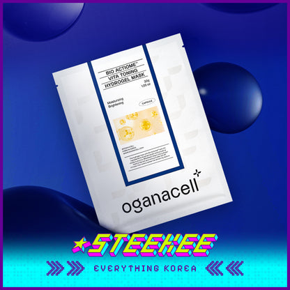 Oganacell Bio Actiome Vita Toning Hydrogel Whitening Mask by Steekee Korea 4001