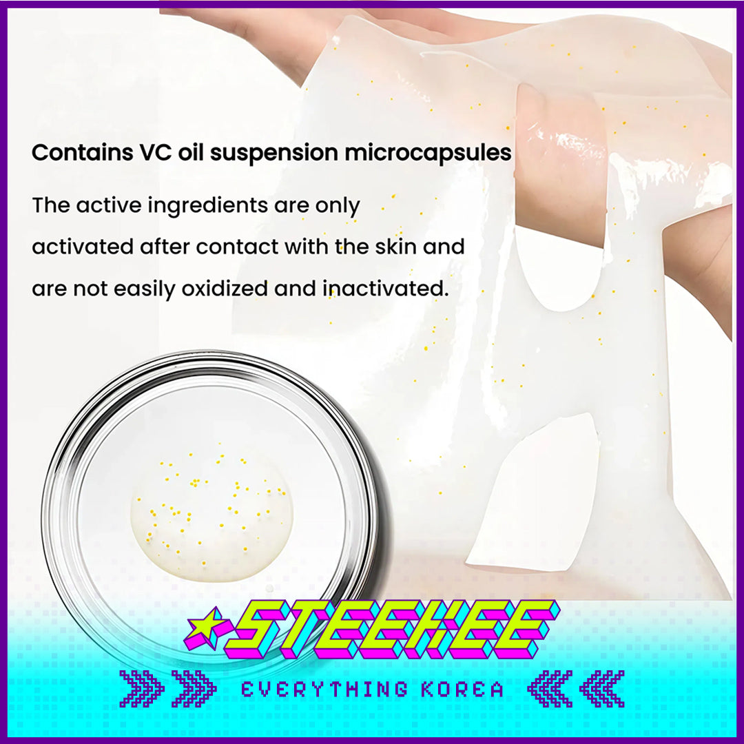 Oganacell Bio Actiome Vita Toning Hydrogel Whitening Mask by Steekee Korea 4001