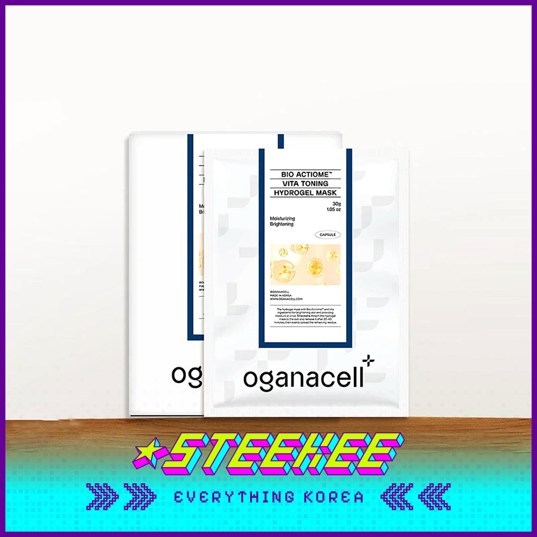 Oganacell Bio Actiome Vita Toning Hydrogel Whitening Mask by Steekee Korea 4001