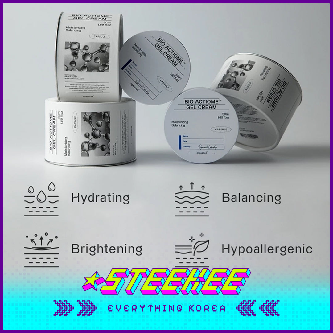 Oganacell Bio Actiome Whitening Gel Cream 50ml by Steekee Korea 4005