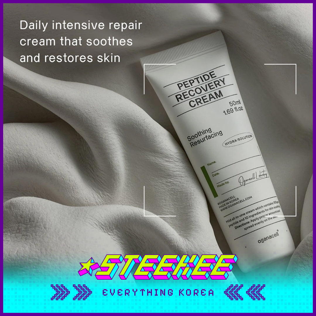 Oganacell Peptide Recovery Cream 50ml for Sensitive Skin by Steekee Korea 4008