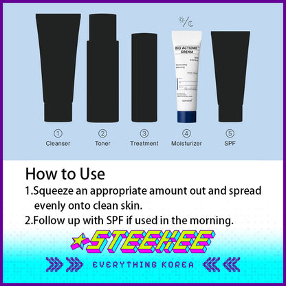 Oganacell Bio Actiome Moisturizer Balancing Cream 10ml Travel Size Sample by Steekee Korea 4011