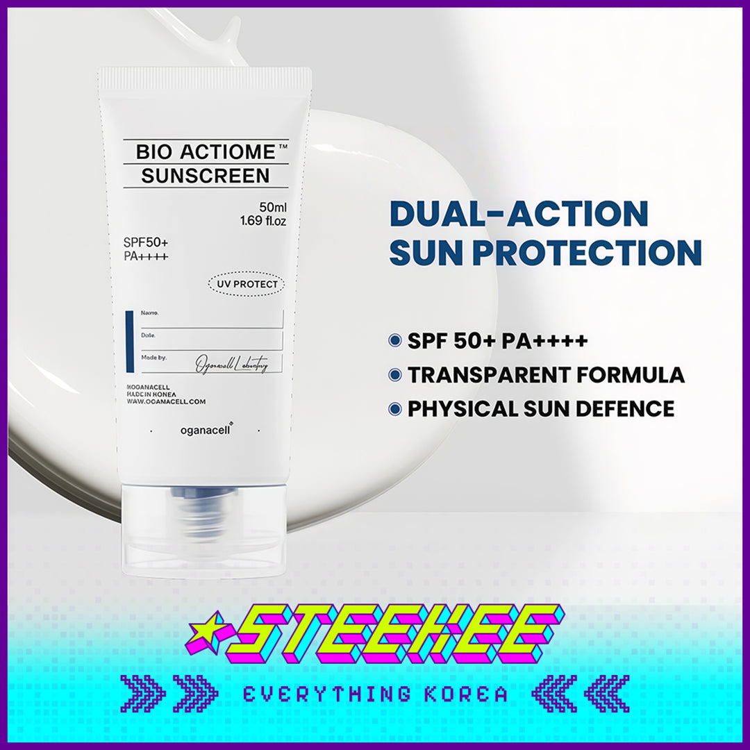 Oganacell Bio Actiome Sunscreen UV Sunblock Sun Cream SPF 50+PA++++ 50ml by Steekee Korea 4012