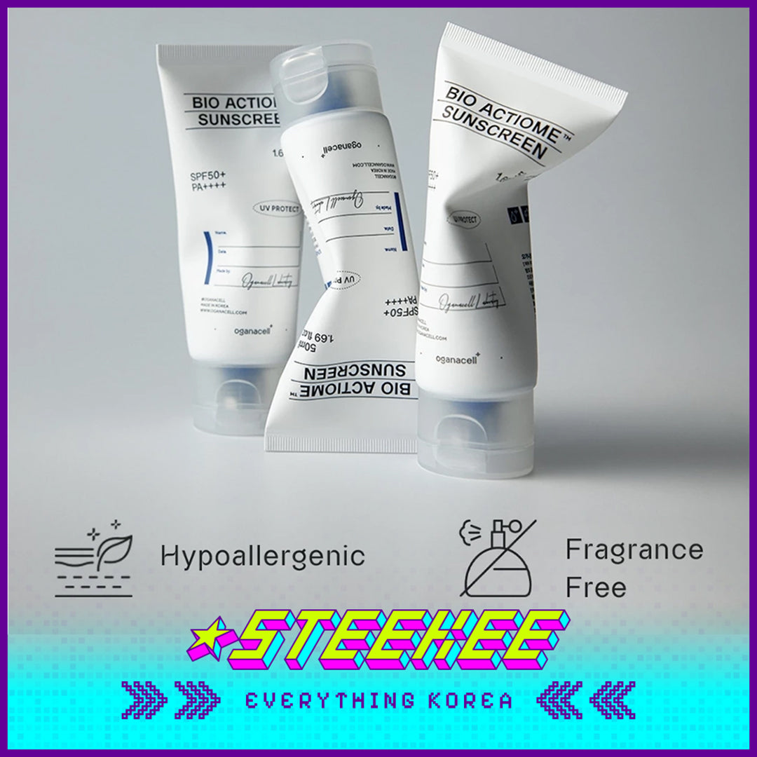 Oganacell Bio Actiome Sunscreen UV Sunblock Sun Cream SPF 50+PA++++ 50ml by Steekee Korea 4012
