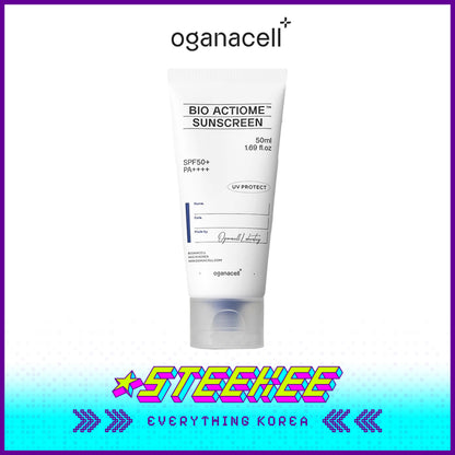 Oganacell Bio Actiome Sunscreen UV Sunblock Sun Cream SPF 50+PA++++ 50ml by Steekee Korea 4012