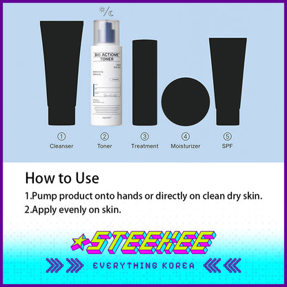 Oganacell Bio Actiome Whitening Care Toner 120ml by Steekee Korea 4014