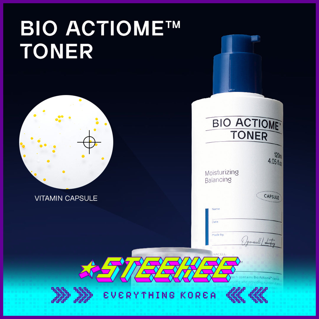 Oganacell Bio Actiome Whitening Care Toner 120ml by Steekee Korea 4014