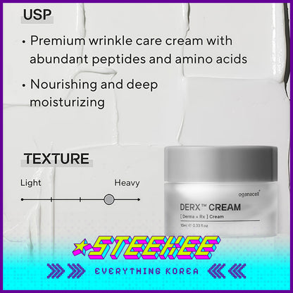 Oganacell DERX Premium Wrinkle Care Anti Aging Cream 10ml Travel Size Sample by Steekee Korea 4016