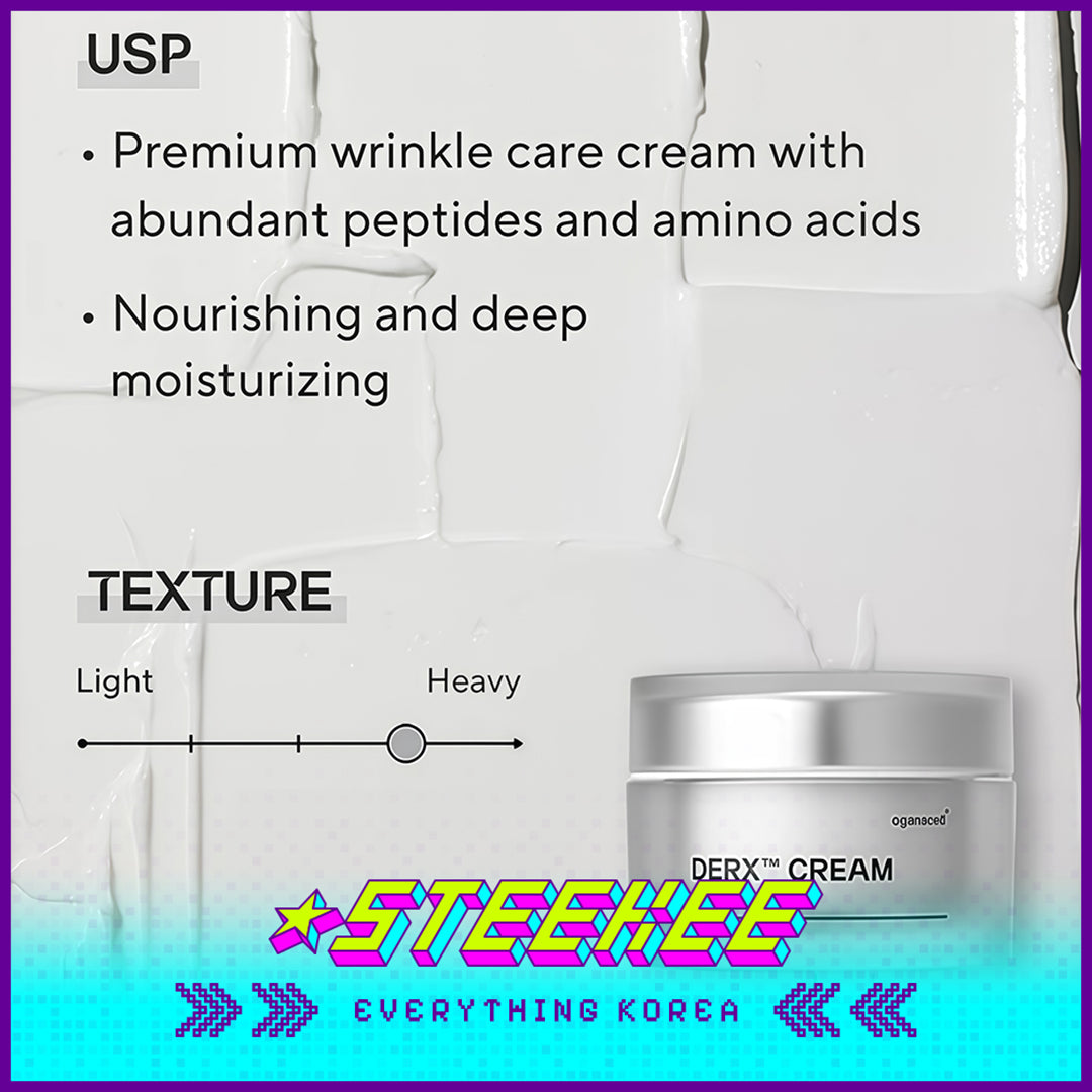 Oganacell DERX Premium Wrinkle Care Anti Aging Cream 50ml by Steekee Korea 4017