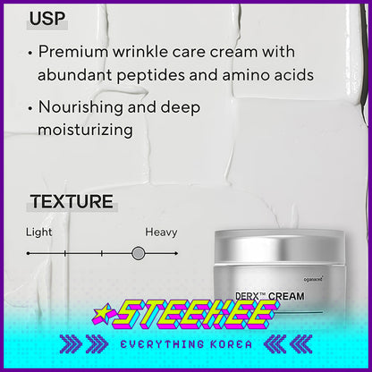 Oganacell DERX Premium Wrinkle Care Anti Aging Cream 50ml by Steekee Korea 4017