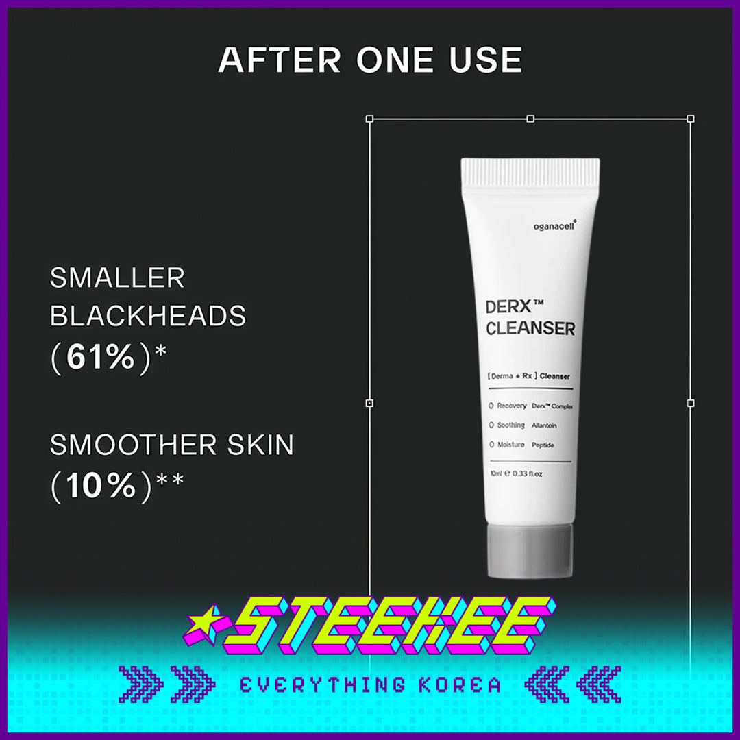 Oganacell DERX Exfoliating Cleansing Walnut Cleanser 10ml Travel Size Sample by Steekee Korea 4019