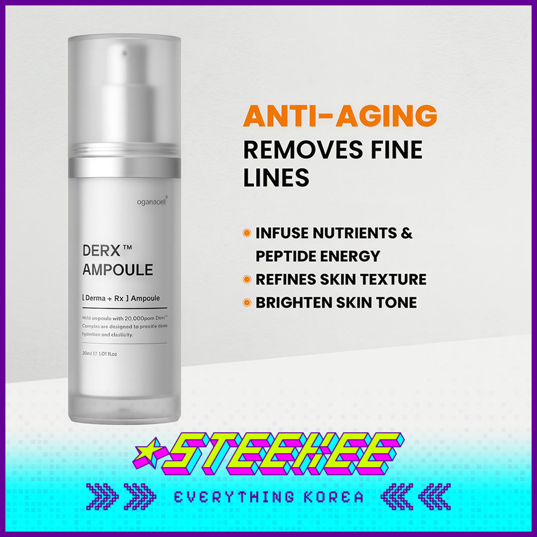 Oganacell DERX Premium Wrinkle Care Anti Aging Ampoule 30ml by Steekee Korea 4021