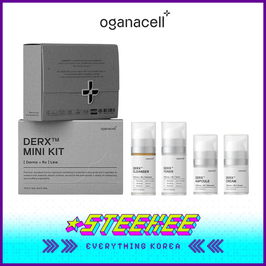 Oganacell DERX Anti Aging Mini Kit Sample Cleanser Toner Ampoule Cream by Steekee Korea 4025