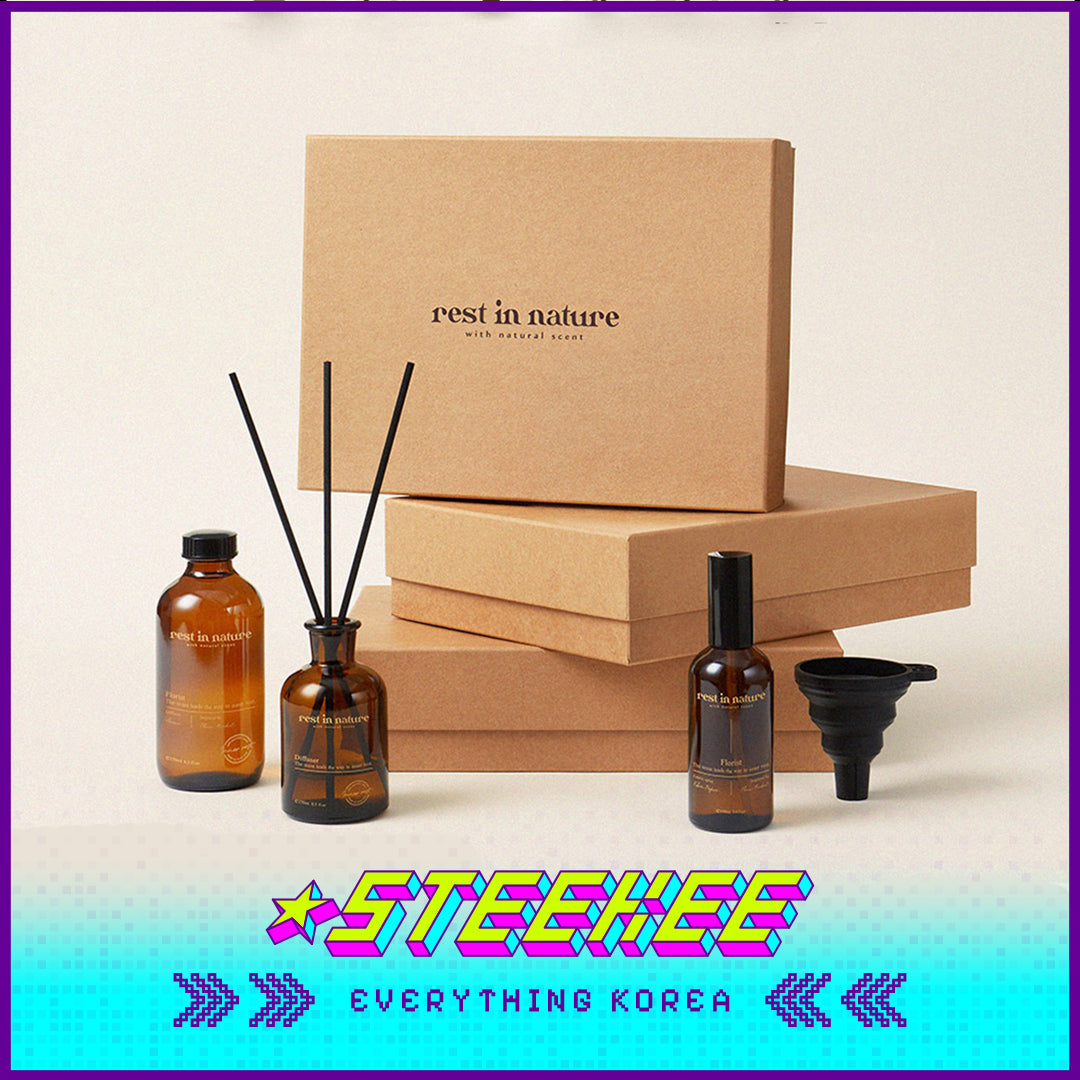 Rest in Nature Home Fragrance Set Aromatheraphy Diffuser Fabric Spray by Steekee Korea 4031