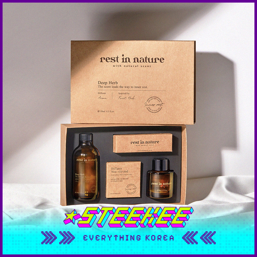 Rest in Nature Car and Indoor Aromatherapy Diffuser Set 120ml by Steekee Korea 4033
