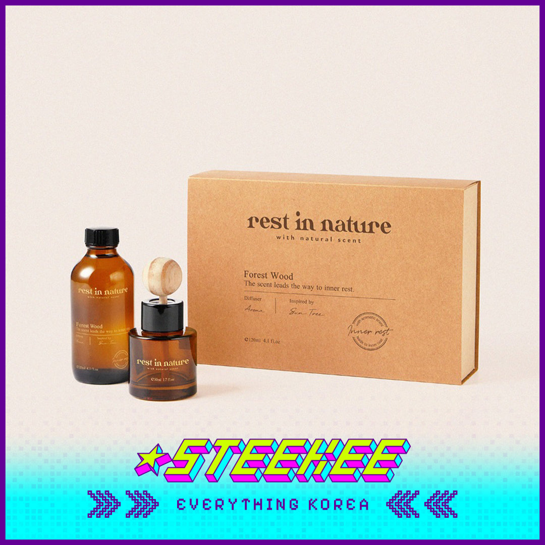 Rest in Nature Car and Indoor Aromatherapy Diffuser Set 120ml by Steekee Korea 4033