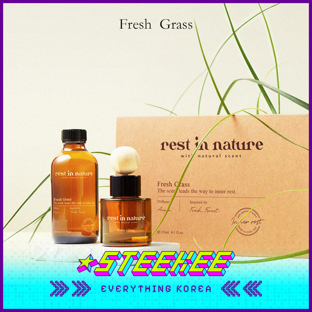 Rest in Nature Car and Indoor Aromatherapy Diffuser Set 120ml by Steekee Korea 4033