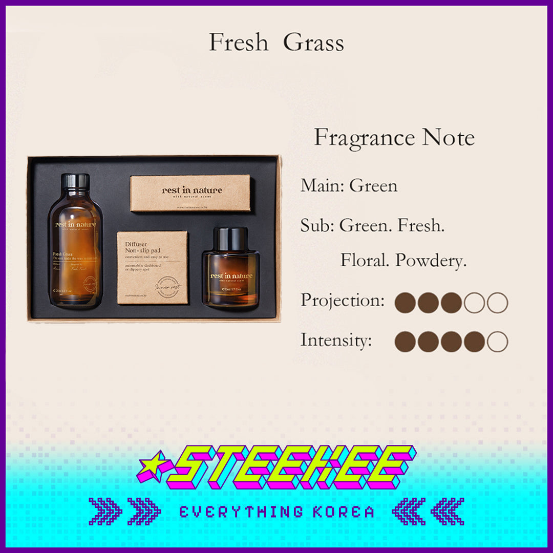 Rest in Nature Car and Indoor Aromatherapy Diffuser Set 120ml by Steekee Korea 4033