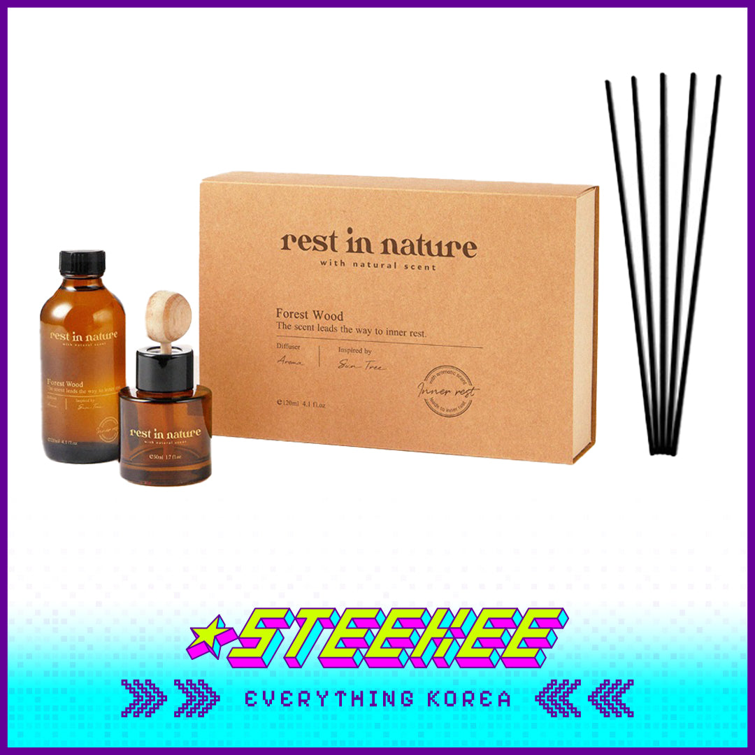 Rest in Nature Car and Indoor Aromatherapy Diffuser Set 120ml by Steekee Korea 4033
