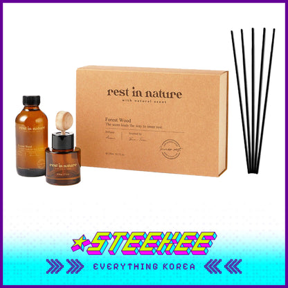 Rest in Nature Car and Indoor Aromatherapy Diffuser Set 120ml by Steekee Korea 4033