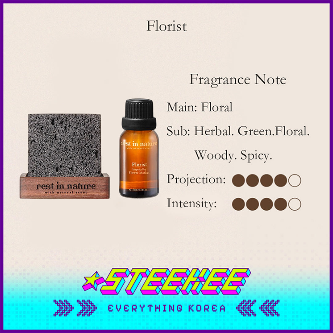 Rest in Nature Aromatherapy Indoor Volcanic Stone Diffuser by Steekee Korea 4037