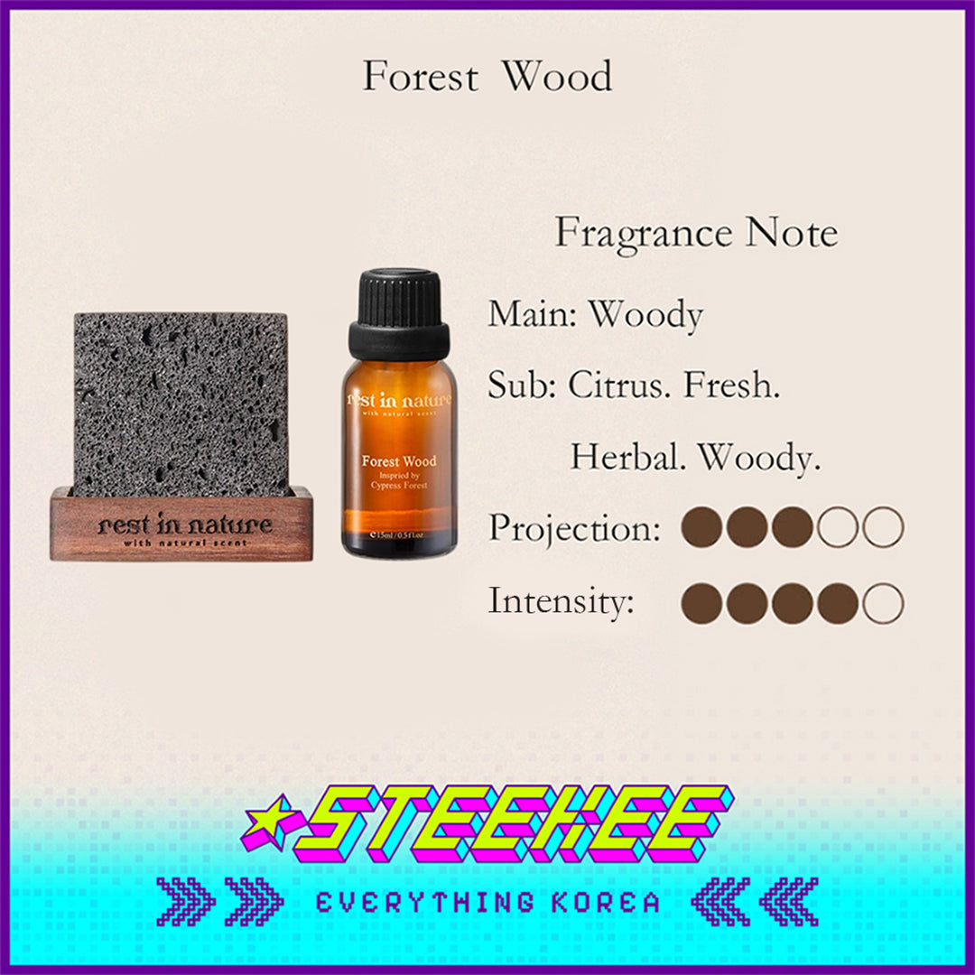 Rest in Nature Aromatherapy Indoor Volcanic Stone Diffuser by Steekee Korea 4037