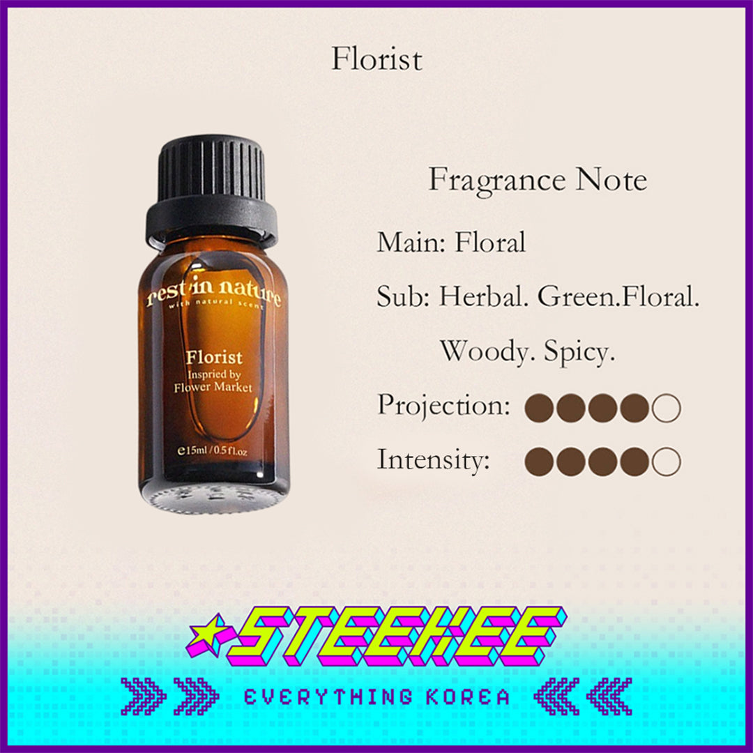 Rest in Nature Aromatherapy Diffuser Oil 15ml by Steekee Korea 4038