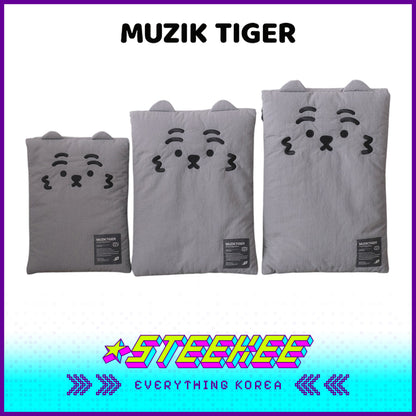 MUZIK TIGER Black Tiger Slim Laptop Tablet Protective Bag Computer Soft Case iPad Pouch by Steekee Korea 4049