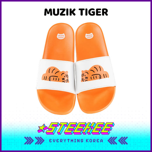 MUZIK TIGER Unisex Slip-on Anti-slip Home Slippers by Steekee Korea 4075
