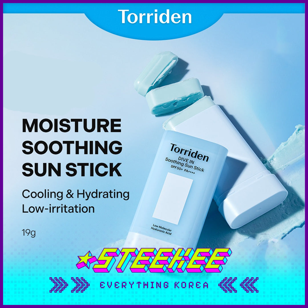 Torriden DIVE IN Moisturizing Soothing Sun Stick Sunscreen SPF 50+ PA++++ 19g by Steekee Korea 4082