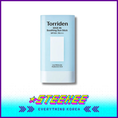 Torriden DIVE IN Moisturizing Soothing Sun Stick Sunscreen SPF 50+ PA++++ 19g by Steekee Korea 4082