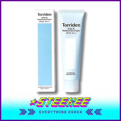 Torriden DIVE IN Watery Moisture Sun Cream Sunscreen SPF 50+ PA++++ 60ml by Steekee Korea 4083