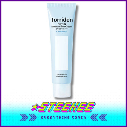 Torriden DIVE IN Soothing Moisture Sun Cream Panthenol Sunscreen SPF 50+ PA++++ 60ml by Steekee Korea 4084