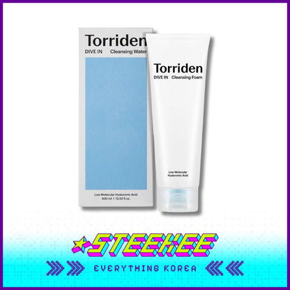 Torriden Low Molecular Hyaluronic Acid Cleansing Foam Facial Cleanser 150ml by Steekee Korea 4085