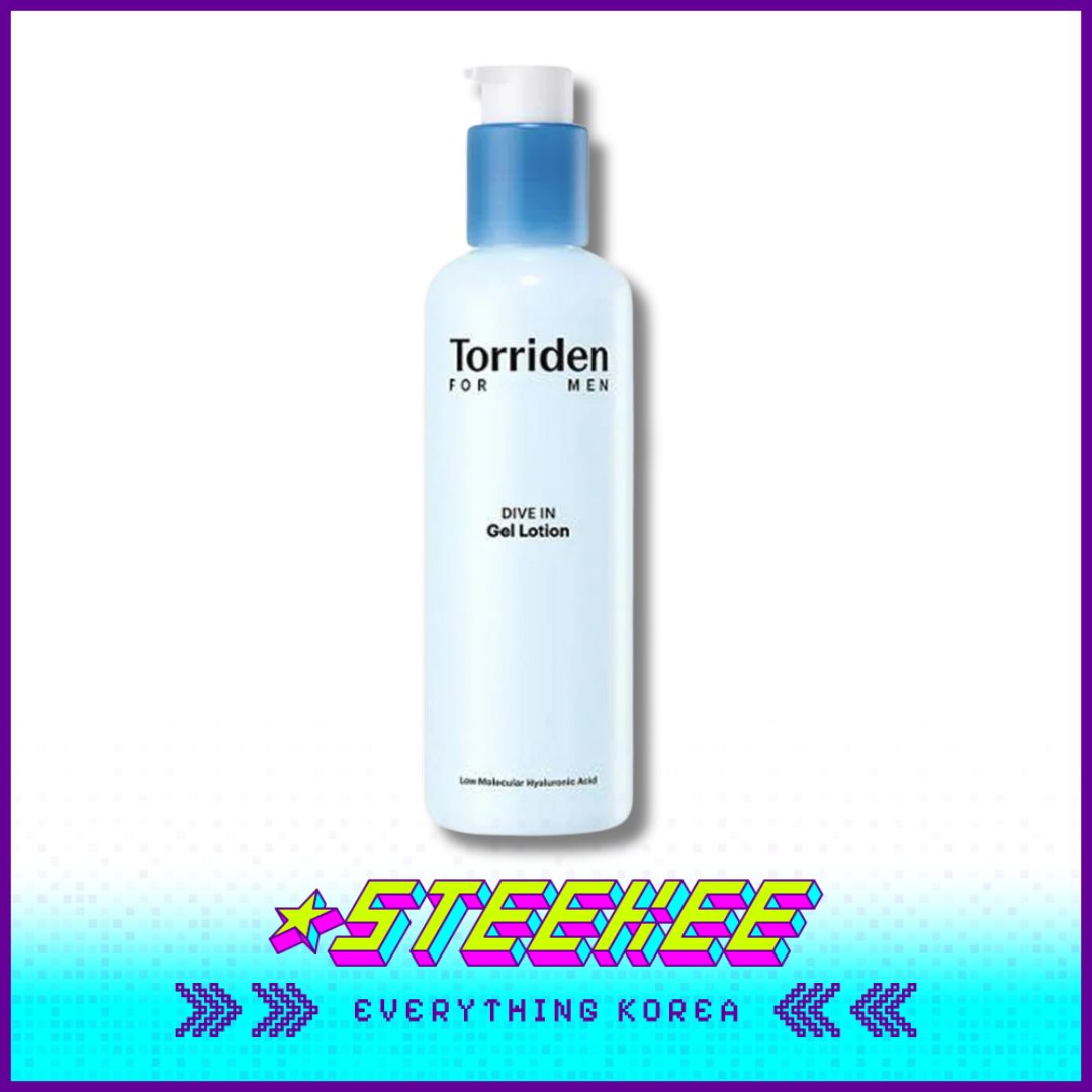 Torriden DIVE IN For Men Low Molecular Hyaluronic Acid Gel Lotion 200ml by Steekee Korea 4089