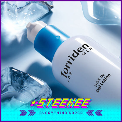 Torriden DIVE IN For Men Low Molecular Hyaluronic Acid Gel Lotion 200ml by Steekee Korea 4089