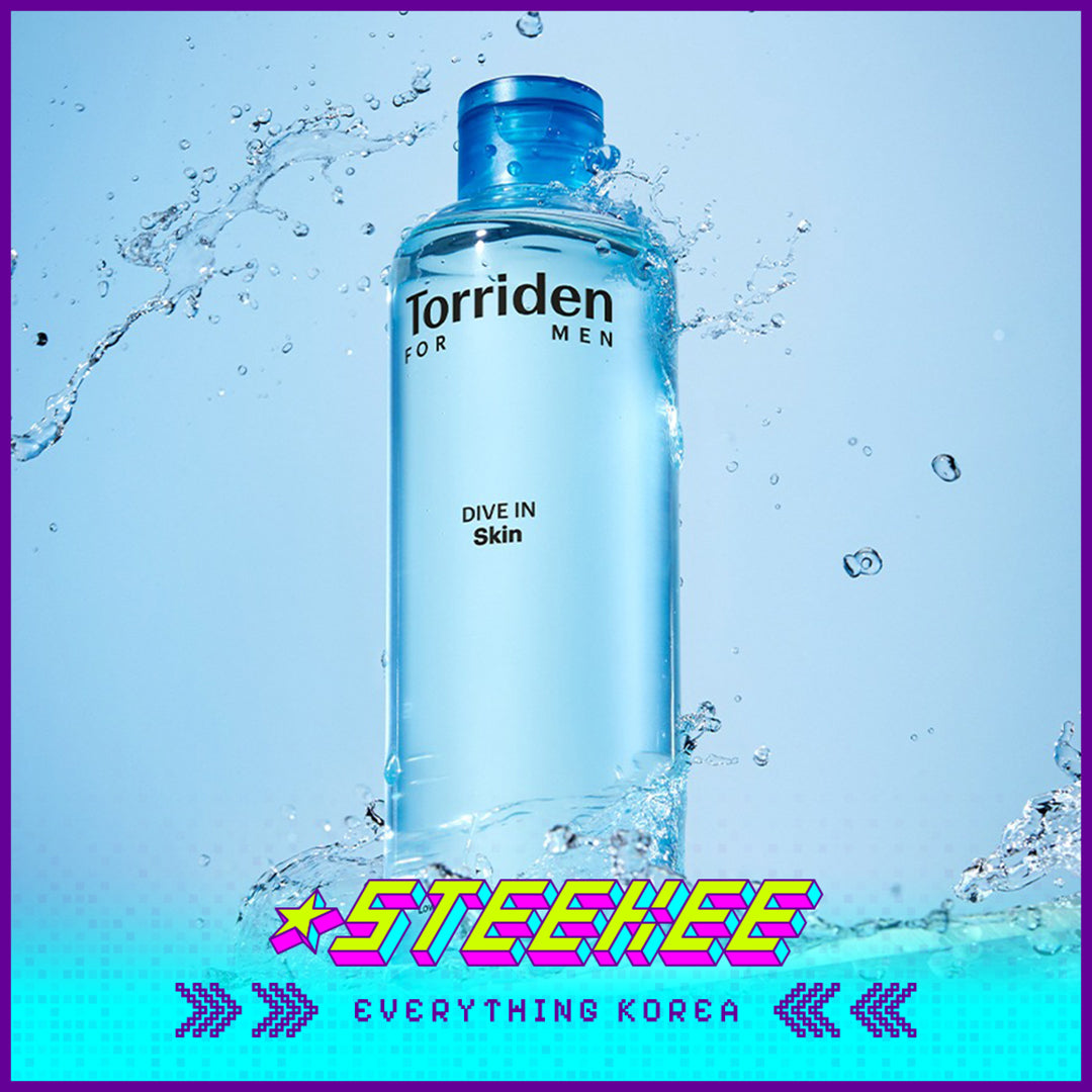 Torriden DIVE IN For Man Low Molecular Hyaluronic Acid Skin Hydrating Soothing Toner 300ml by Steekee Korea 4090