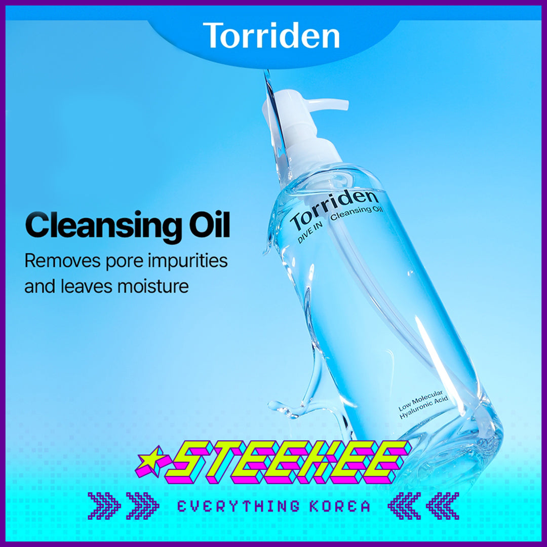 Torriden DIVE IN Mild Low Molecular Hyaluronic Acid Makeup Cleansing Oil 200ml by Steekee Korea 4091