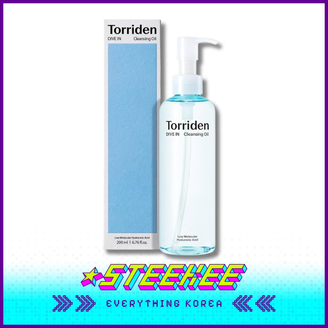 Torriden DIVE IN Mild Low Molecular Hyaluronic Acid Makeup Cleansing Oil 200ml by Steekee Korea 4091
